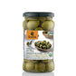 Gaea Organic Pitted Green Olives Non-GMO Large Olives (8 ct. 6 oz Jars)
