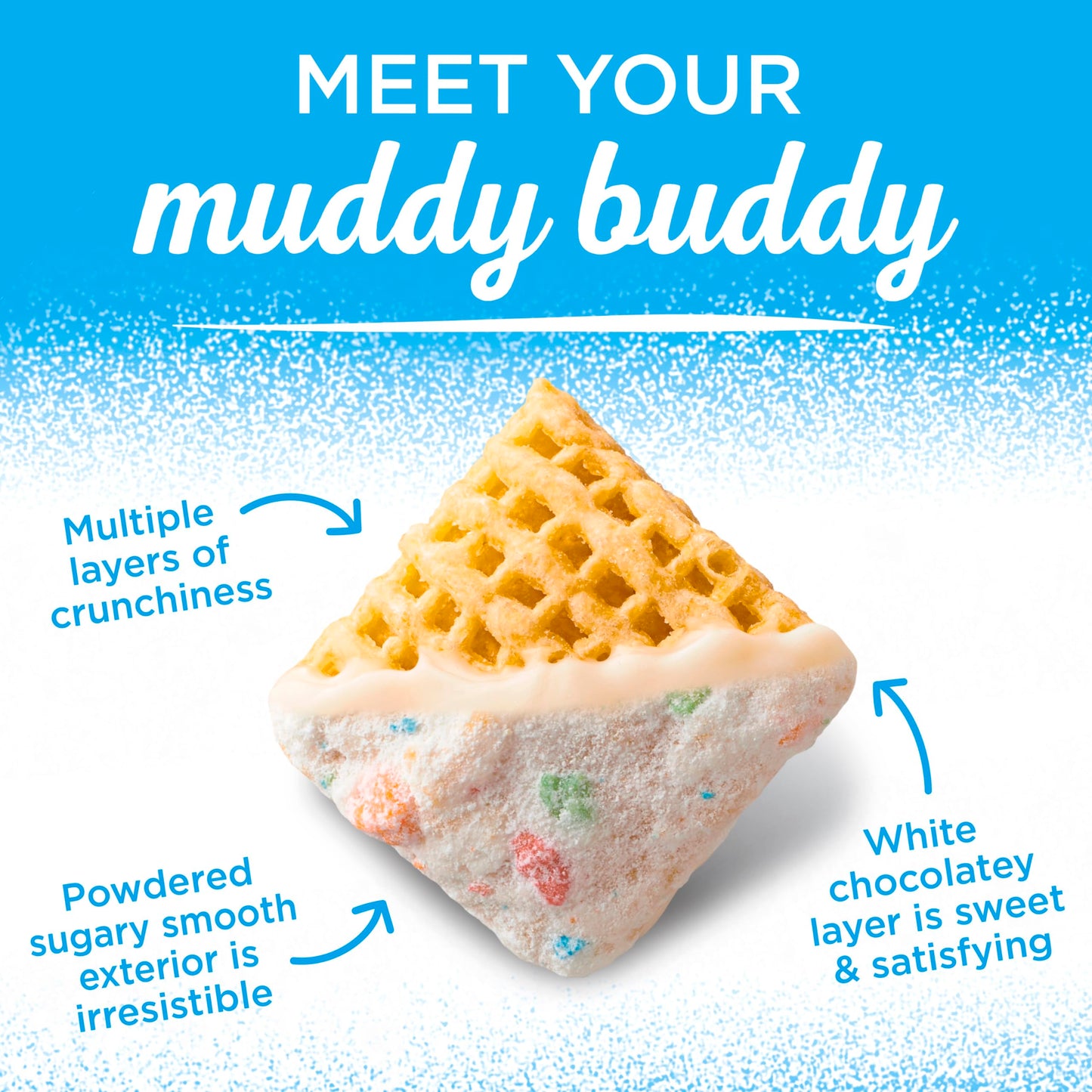 Chex Mix Muddy Buddies Funfetti Snack Mix, 9 Oz