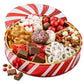 BONNIE AND POP Christmas Gift Basket - 8 Piece Set - Chocolate & Nut Assortment - Peppermint Color