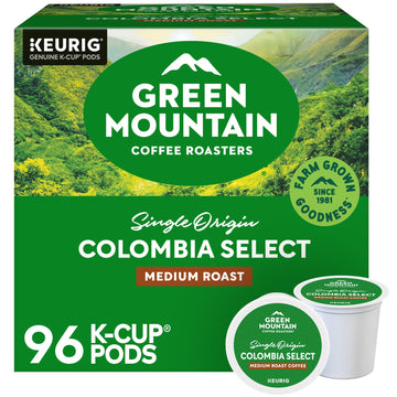 Green Mountain Coffee Roasters Colombia Select Coffee  Keurig Single-Serve K-Cup Pods  Medium Roast Coffee  96 Count