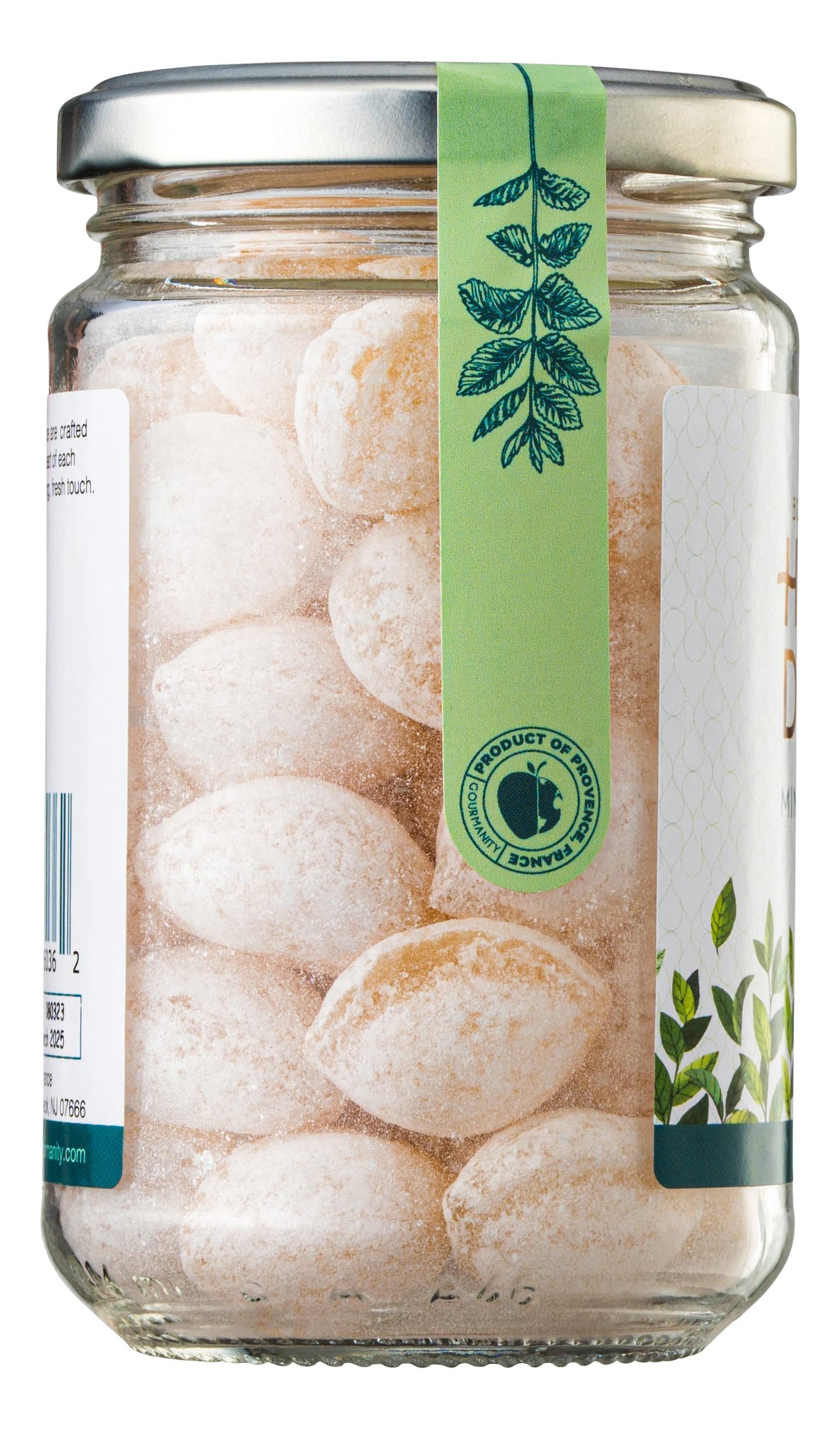 Gourmanity Honey Drops Mint Candy, Cooling Mint Flavored Liquid Honey, Soothes Your Palate, Ideal Hostess Or Holiday Gift, Made