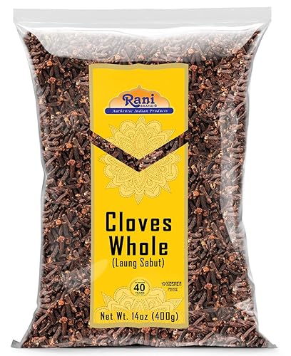 Rani Cloves Whole (Laung) 14Oz (400G) Great For Food, Tea, Pomander Balls And Potpourri, Hand Selected, Spice ~ All Natural | No