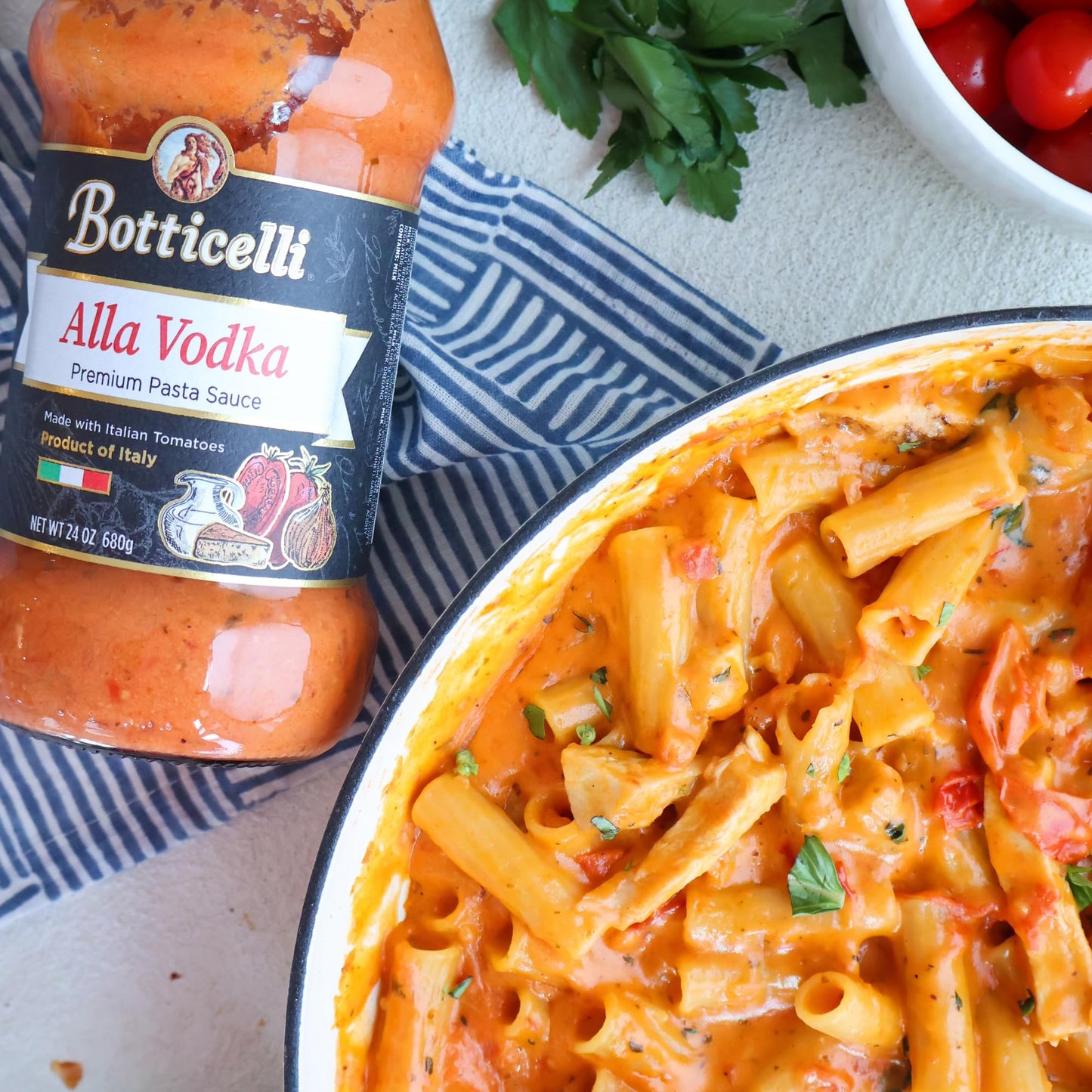 Botticelli Pasta Sauce 2-Pack, Alla spirit-inspired flavor, 24 oz each, Ideal for Pasta Dishes