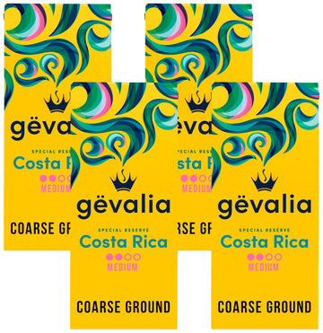 Gevalia Special Reserve Costa Rica Single Origin Medium Roast Ground Coffee (10 Oz Bag) (Pack Of 4)