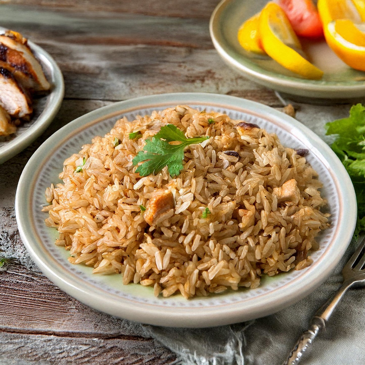 Golden Crown Organic Brown Basmati Rice - Gluten-Free, Kosher & Halal - 32 oz (2LB) - Naturally Long Aged, Non-Sticky, Fluffy