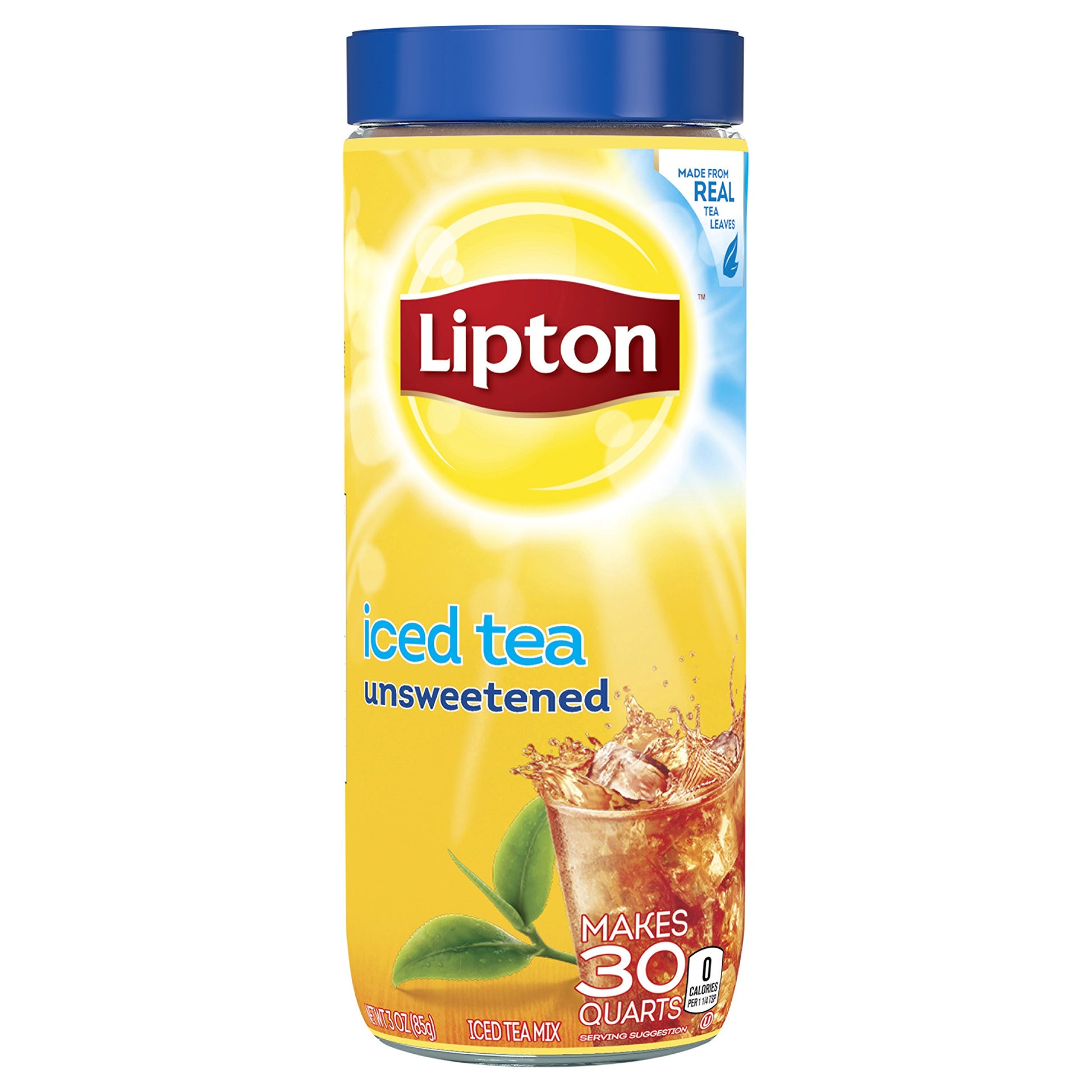 Lipton Unsweetened Iced Tea Mix, 3 Ounce (Pack of 3), Model 00041000211300