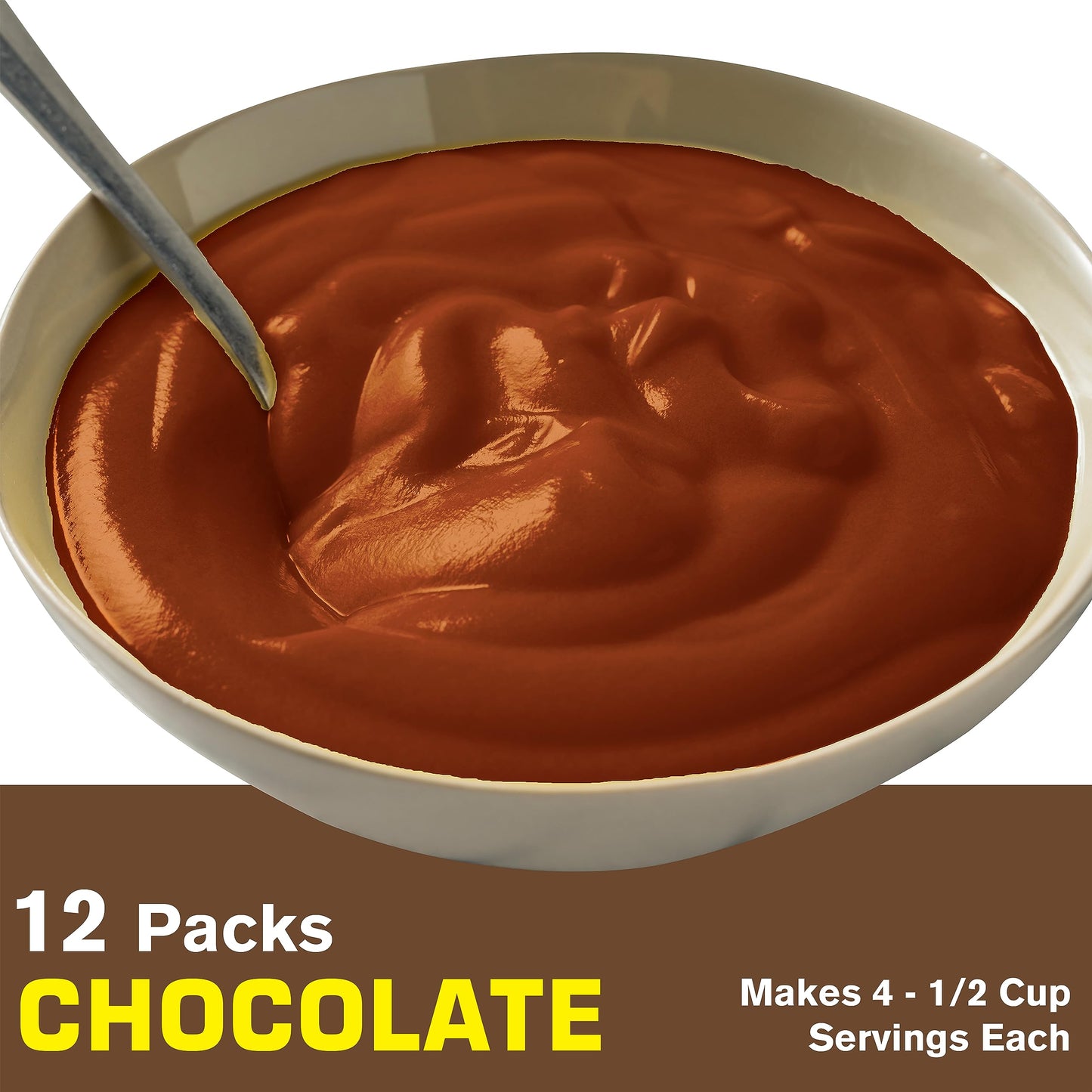 My-T-Fine Chocolate Pudding, 3.125 Ounce (Pack of 12) - Rich Flavor, Easy to Prepare, Perfect for Desserts and Snacks