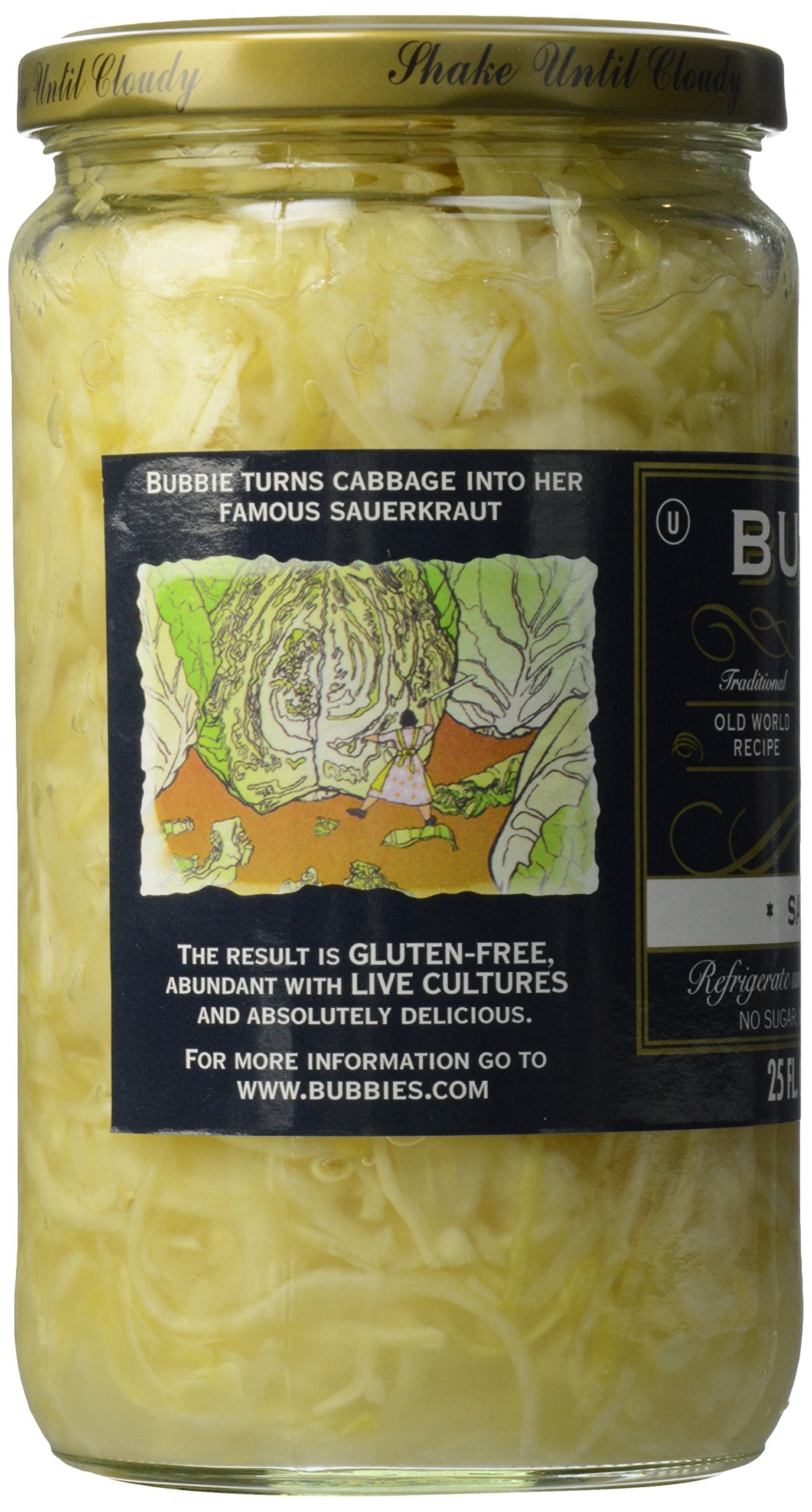 Bubbies, Sauerkraut, 25 Oz