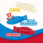 SWEDISH FISH Mini Red, White & Blue Soft & Chewy Candy, Bulk Candy, 4 - 1.8 lb Bags