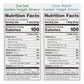 Sensible Portions Veggie Straws Multi-Pack, Sea Salt & Zesty Ranch, Kid Snacks, Veggie Snacks, 0.75 oz Bag (Pack of 12)