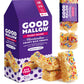 GoodMallow Vegan Rice Crispy  Individually Wrapped Box of 6  Kosher Vegan Snacks  Gluten Free Dairy Free Snacks for Kids & mature-themeds - Healthy Sweets Made with Gourmet Marshmallows (Birthday Cake)