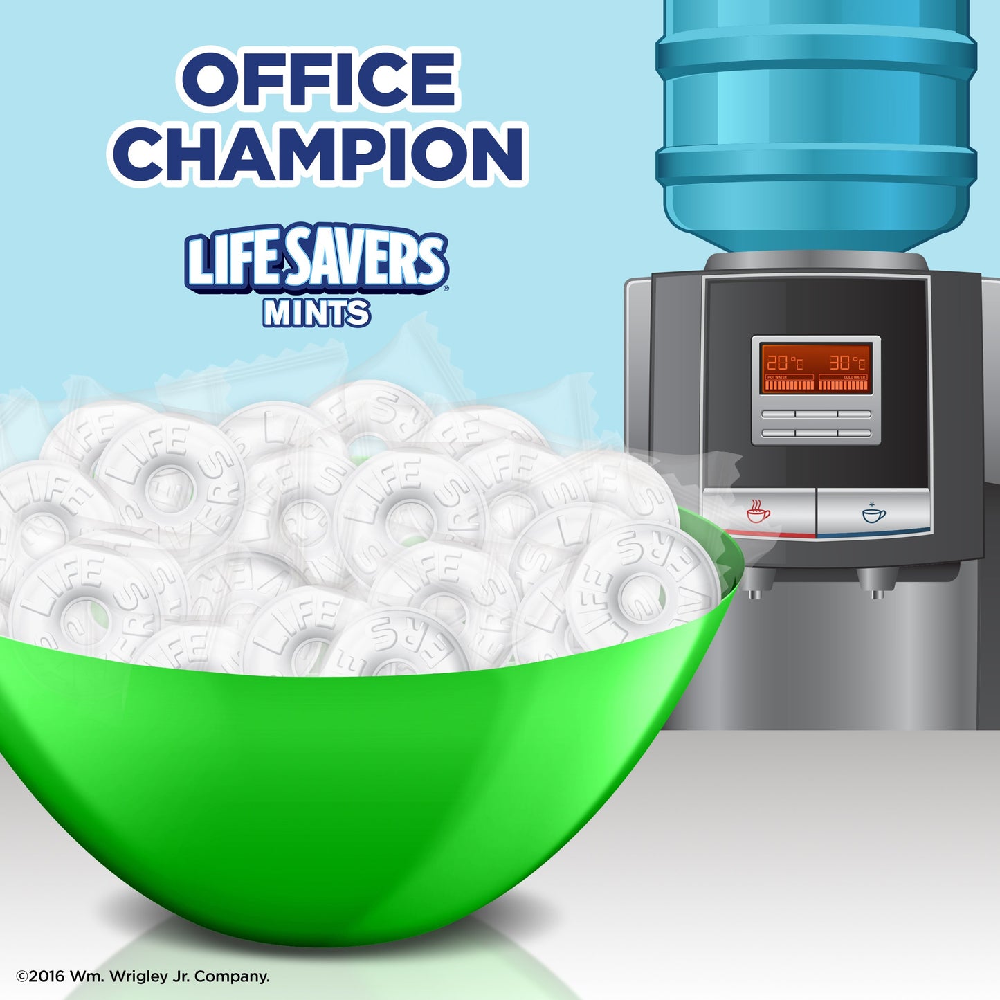LIFE SAVERS Pep O Mint, Individually Wrapped Mints for Snacking, Sharing, Office Parties, and Pantry Stocking, 6.25 oz (12 Hard