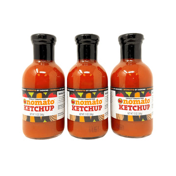 Nomato - 3 Pack of Original Tomato Free Ketchup Sauce (13 oz) - Tomato Free, Gluten Free, Nut Free and Dairy Free (Ketchup, 3 Pa