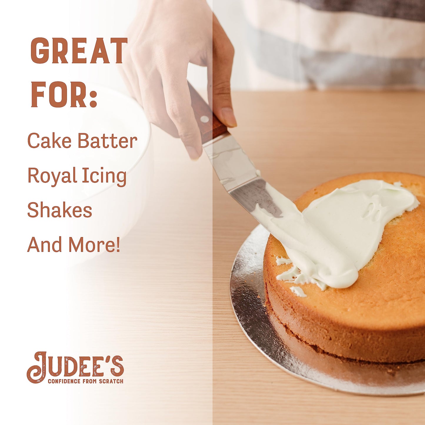 Judees Gluten Free Dried Egg White Protein Powder - Complete Nutrition & Egg Protein - Gluten Free Baking & Meringue Powder - Lightweight & Long-Term Storage - 2 lb