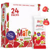 Mate Apple + Strawberry Healthy Snack, 100% Natural Real Fruit Bar & Gluten-Free & Vegan & Non GMO & Kosher - Zero Added Sugar, 