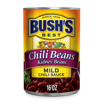 Bushs Best Chili Beans Kidney Beans in Mild Chili Sauce, 16 oz