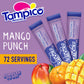 SINGLES TO GO! Mango Punch Drink Mix Packets, Zero Sugar, Low Calorie, 0.69 oz (Pack of 12)