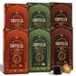 Coffeeza Coffee Capsules Variety Pack – 60 Flavored Pods – Original Line Compatible – Medium Roast – Recyclable – 10 Count (Pack of 6)