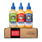 Melindas Spicy Ranch Collection - Variety Gourmet Sauce Gift Set with Creamy Sriracha, Ghost Pepper Buffalo & Jalapeno Ranch Dip