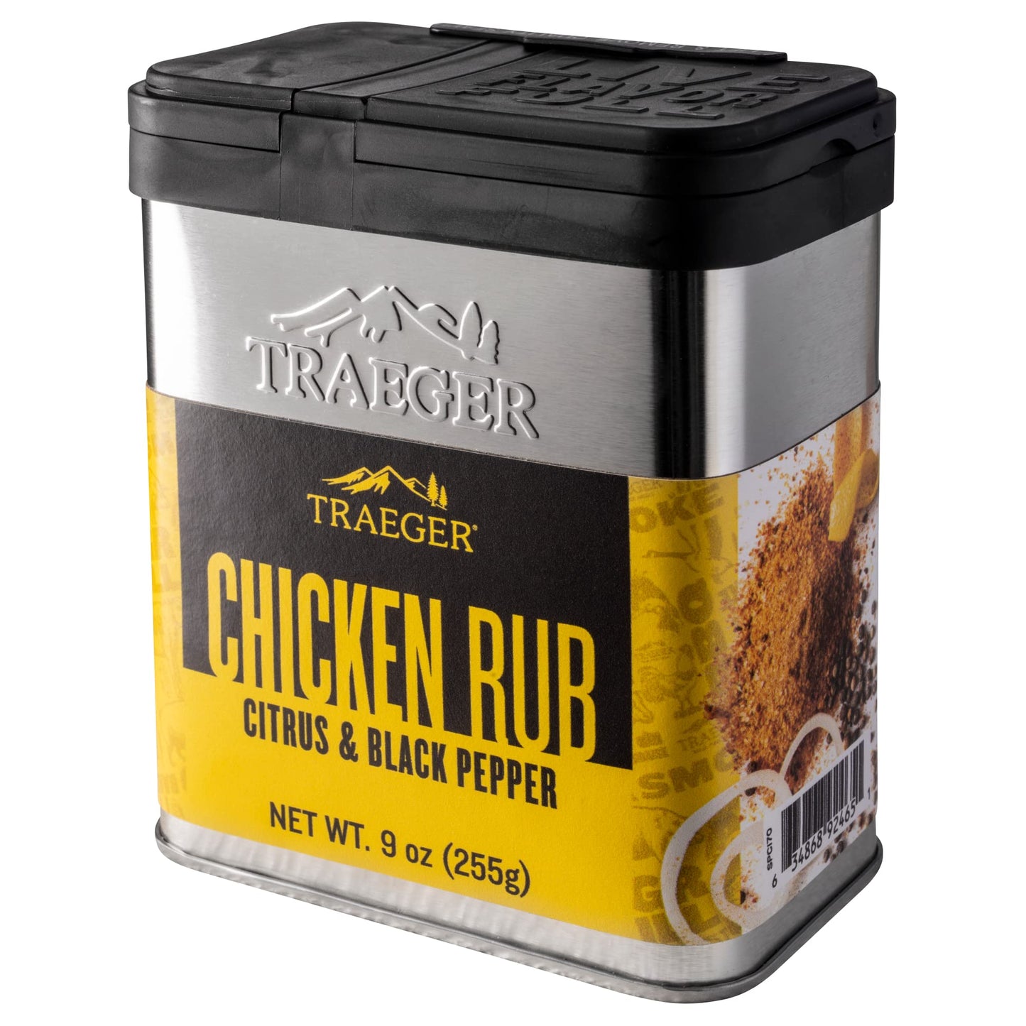 Traeger Pellet Grills Spc170 Chicken Rub With Citrus And Black Pepper