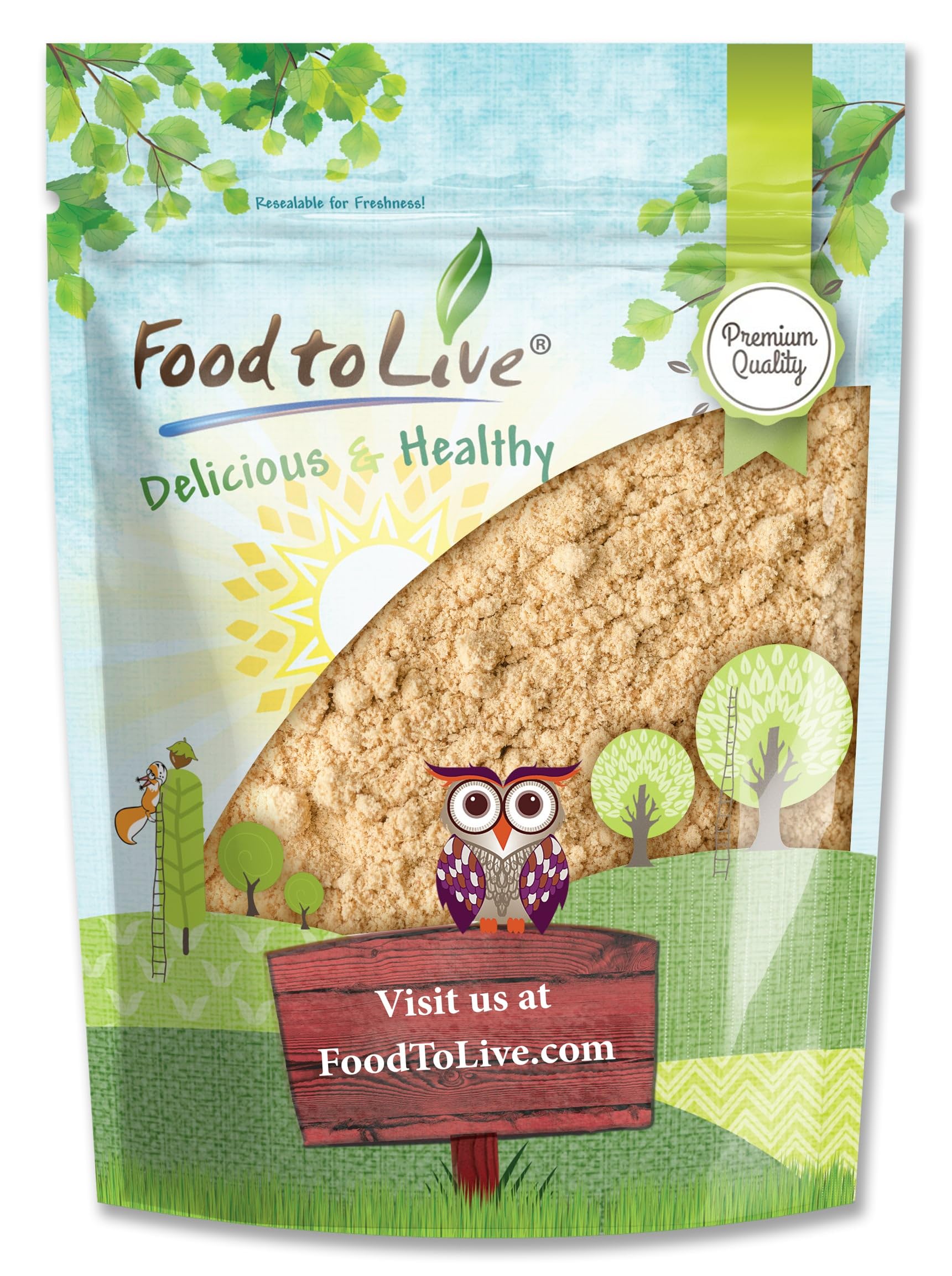 Food to Live Sacha Inchi Powder, High Protein Superfood, 4 Pound, Raw, Vegan, Kosher