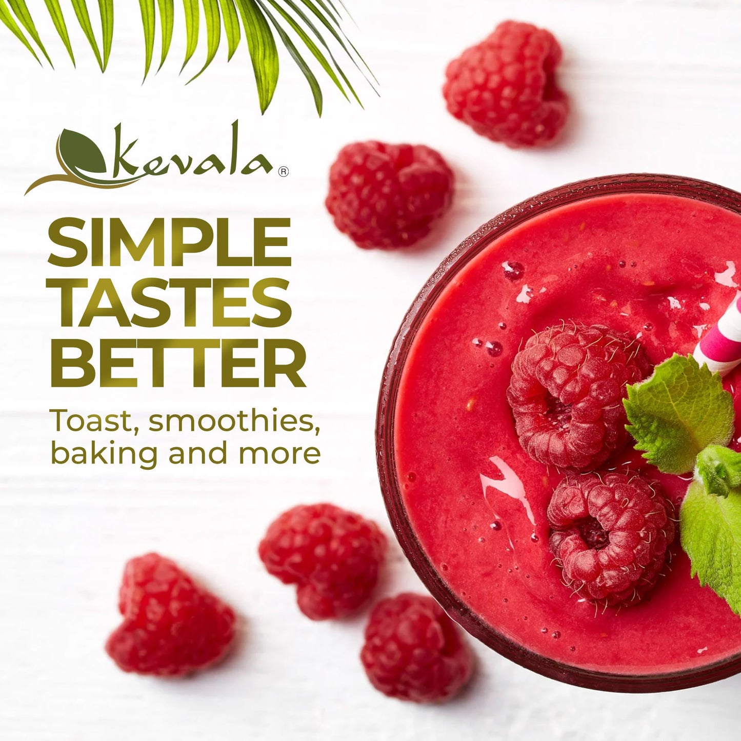 Kevala Organic Coconut Butter - 36 lb - 16.32kg - Organic Raw - Coconut Butter Spread for Eating - Pure - Gluten Free - Dairy Fr