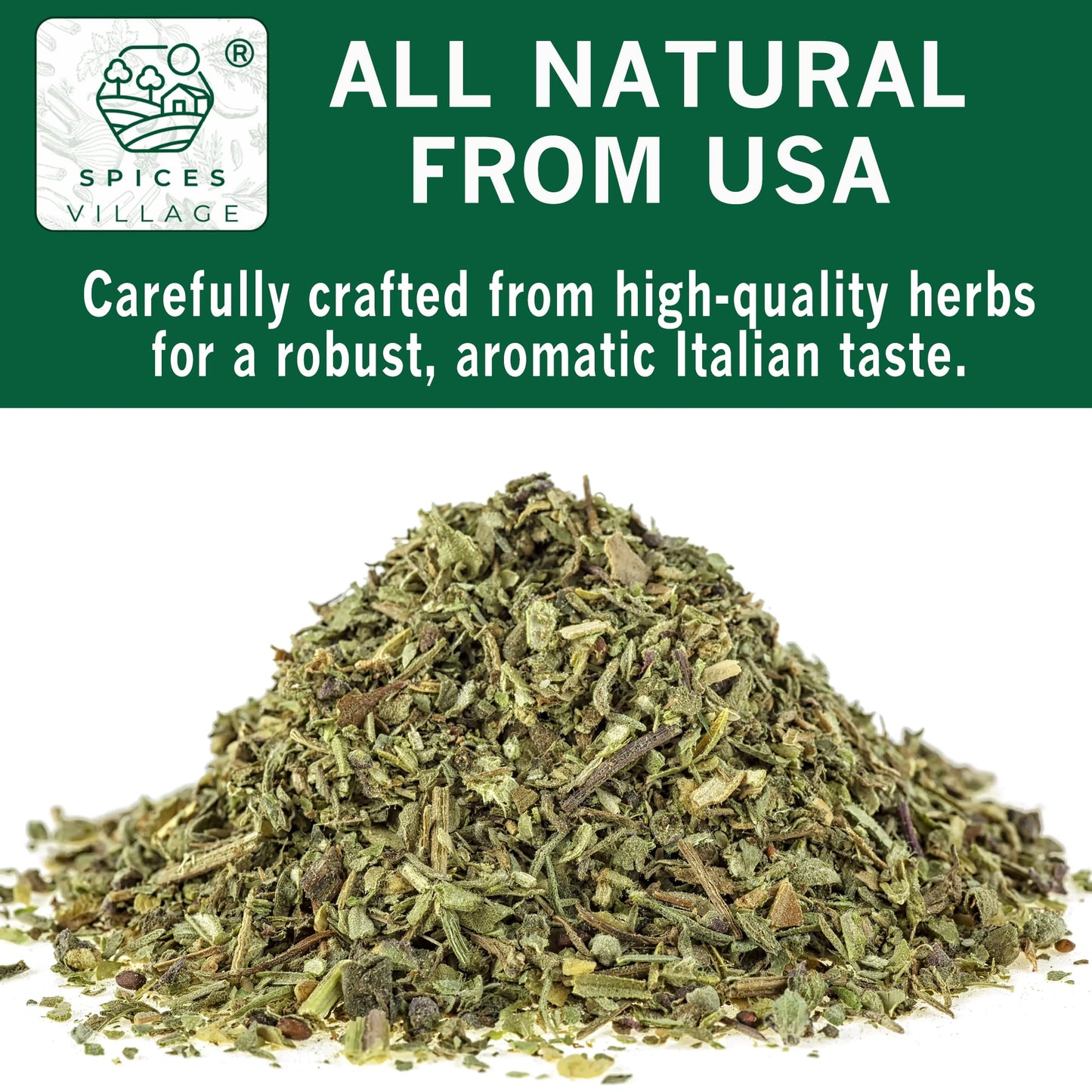 Spices Village Italian Seasoning, Premium Italian Seasoning Blend For Cooking, Sauces, And Marinades, 7 Oz, Non-Gmo And Kosher C