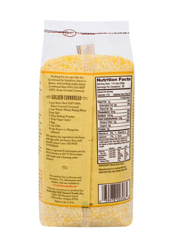 Bob'S Red Mill Cornmeal Coarse, 24 Ounce (Pack Of 4)