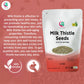 Milk Thistle Tea (Seeds) 4Oz | Promotes Liver Health | Loose Bulk Bag | By Yogis Gift®