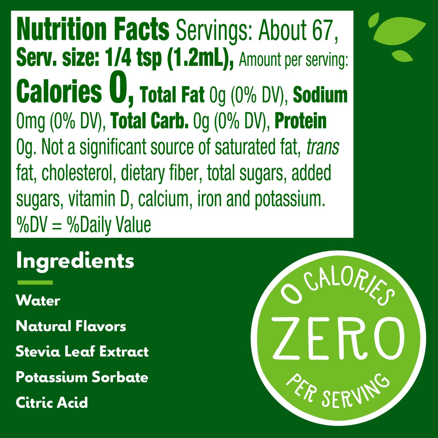 Truvia Zero-Calorie Liquid Sweetener from the Stevia Leaf, 2.7 Fl Oz bottle, Original flavor (Pack of 1)