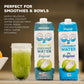 C2O Coconut Water - Original Flavor - Non-GMO - 12 Tetra Packs - 16.9 FL OZ Each