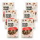 Snak Club Mega Trail Mix, Gluten-Free Snack with Cranberries, Almonds, Pumpkin Seeds, 3 oz Resealable Bags, 6 Pack