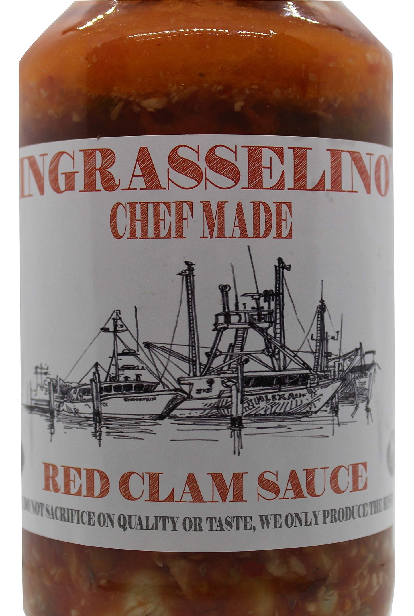 INGRASSELINO Red Clam Sauce (24 oz) 2 pack