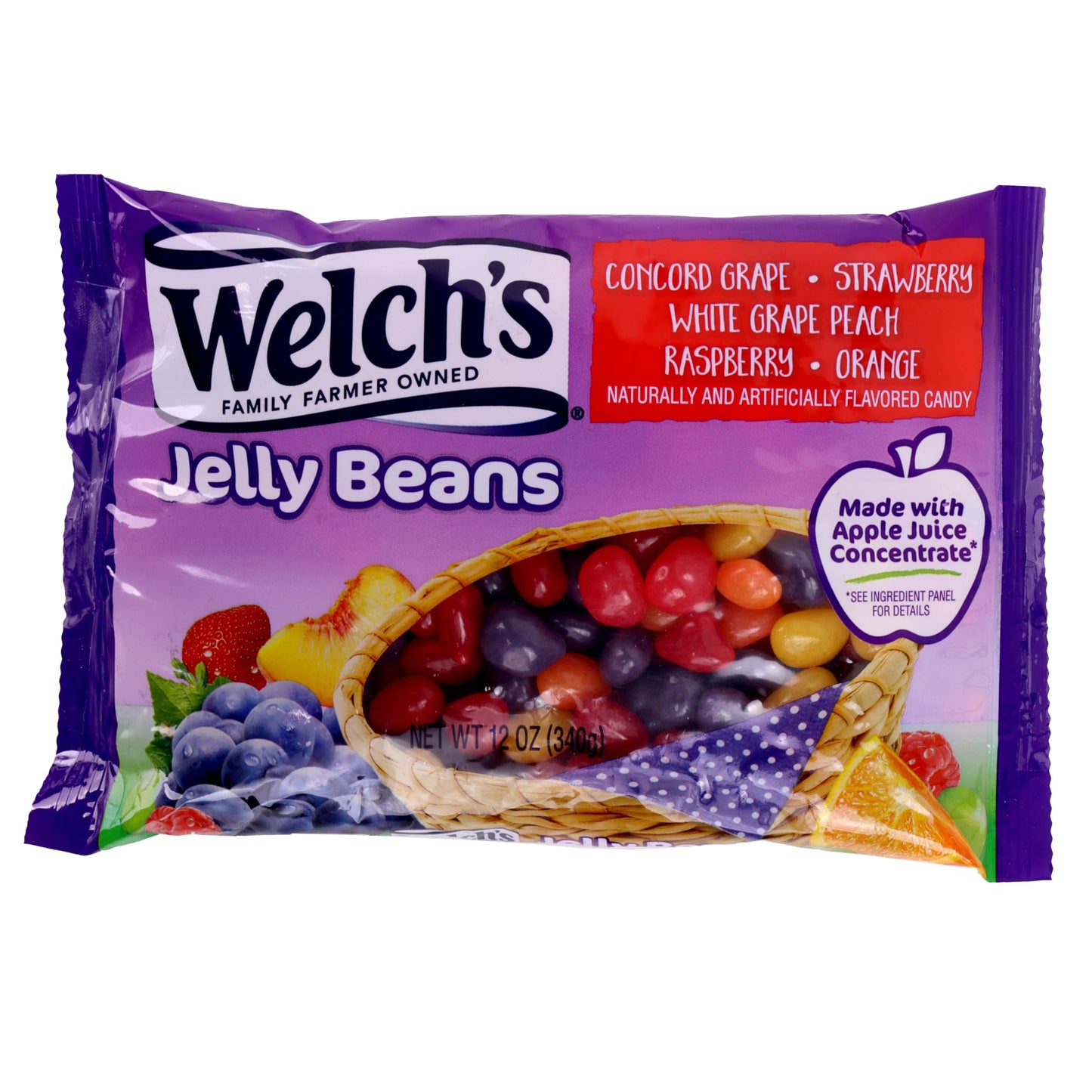 Welch'S Fruit Flavor Jelly Beans, 2 Pack Candy Snacks & Sweets, By Frankford Candy