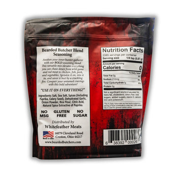 Bearded Butchers Bold Blend, 64 Oz Bulk Bag - Primal Salt, Garlic & Spice Blend For Steaks, Burgers, Roasts, Game Meats, Fries -