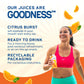 Odwalla Orange Juice  No Pulp - 100% Pure Orange Juice  Pulp Free - Vitamin C - No Added Sugar  No Artificial Ingredients  No Preservatives - 16 fl oz of OJ (12 Pack)