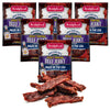 Bridgford Sweet Baby Rays Beef Jerky Sweet Teriyaki 3.25 oz Pack of 6 - Protein-Rich Snacks for Low Carb and High Protein Diets 