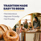 Dehydrated Sourdough Starter - Mama Blue Artisan Sourdough Bread with 137+ Years Italian Heritage | Non-GMO Sourdough Starter Option | Live Culture | Beginner Friendly | Perfect for Bread  Bagels & Pizza Dough | 10g