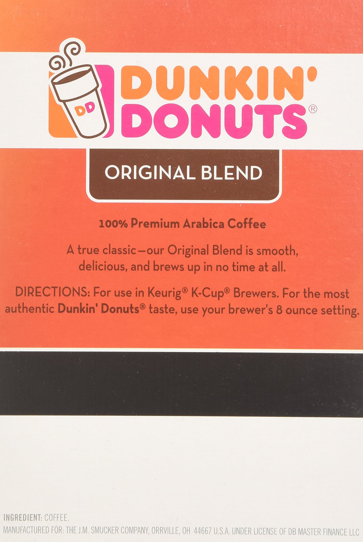 Dunkin Donuts Original Flavor Coffee K-Cups for Keurig, 32 Count