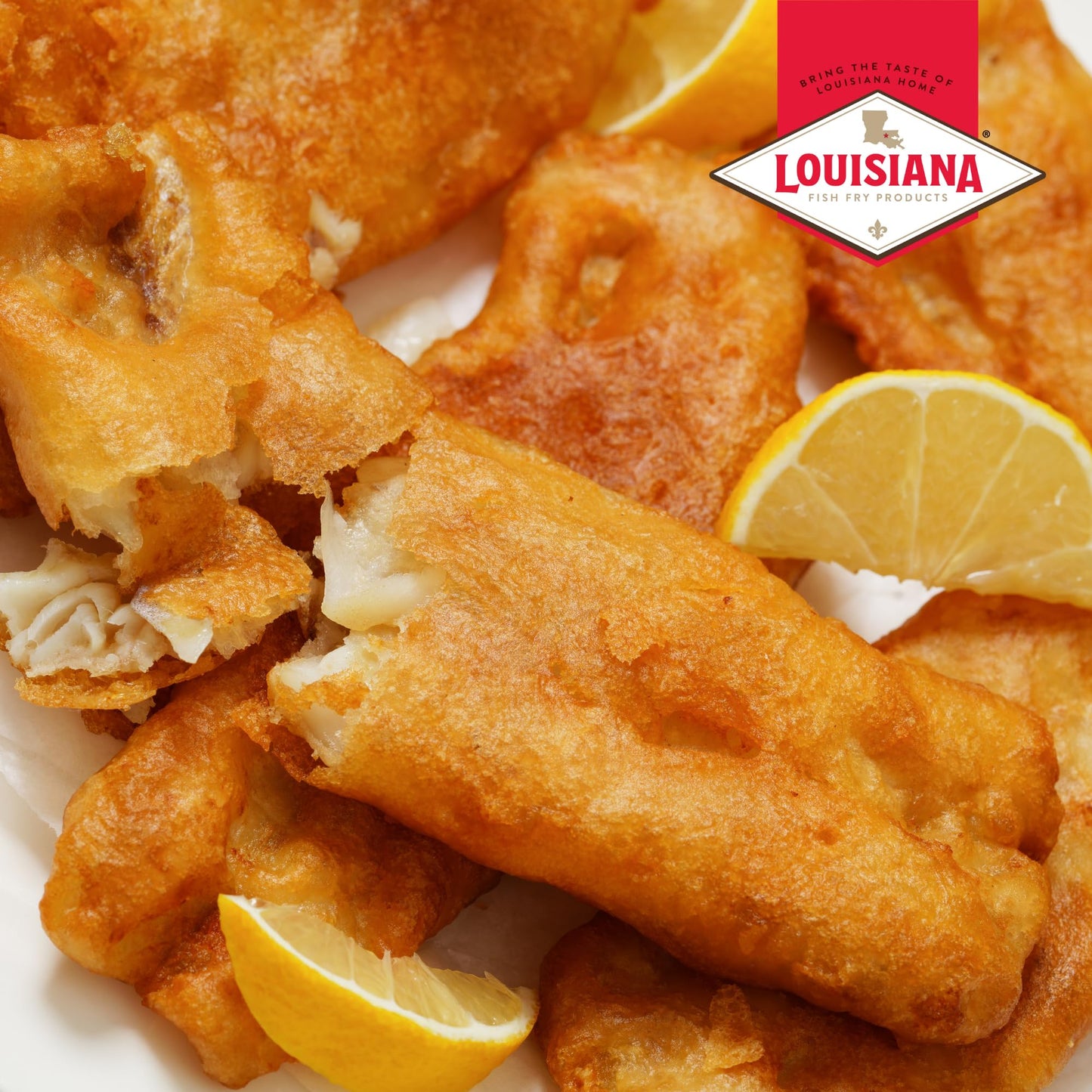 Louisiana Fish Fry malt-inspired Batter Mix - Seasoned, 8.5 Ounce (Pack of 2)