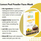 Herbs Botanica Lemon Peel Powder 100% Pure & Organic Dried Lemon Zest Powder For Cooking, Baking, Skin Care & Diy Beauty Natural