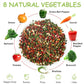 Yimi Dried Vegetable Soup Mix, Dehydrated Vegetables Blend, Freeze Dry Veggie Flakes For Ramen Toppings Noodle Cooking Camping E