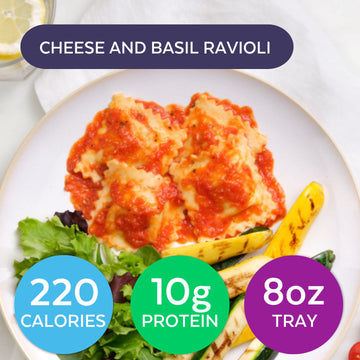 HMR Pasta Classics Entree Bundle 1 ea Penne Pasta w/Meatballs, 1 ea Rotini Chicken Alfredo, 2 ea Cheese & Basil Ravioli, and 2 e