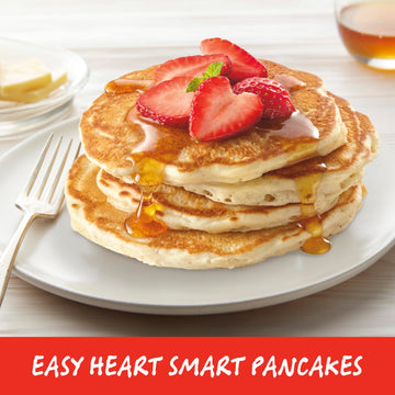 Betty Crocker Bisquick Pancake and Baking Mix, Low Fat, Cholesterol Free, Heart Smart, 40 oz