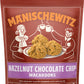 Manischewitz Hazelnut Chocolate Chip Macaroons, 10oz | Coconut Macaroons | Resealable Bag | Dairy Free | Gluten Free Coconut Coo