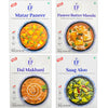 Eastern Feast - RTE Variety Mix #2, (Matar Paneer, Butter Paneer, Dal Makhani, Saag Aloo), Ready to Eat Vegetarian Meals, (10.58