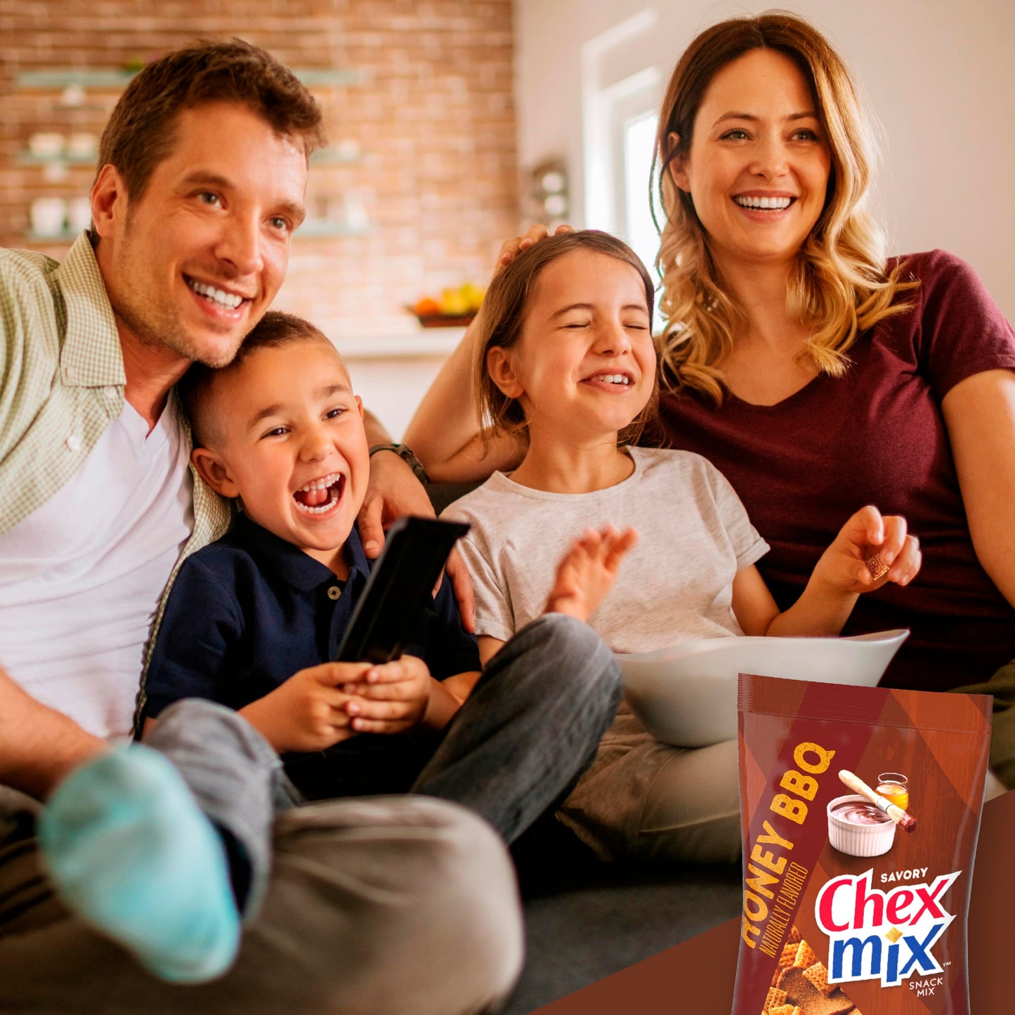 Chex Mix Honey BBQ, 3.75 Oz (Pack of 8)