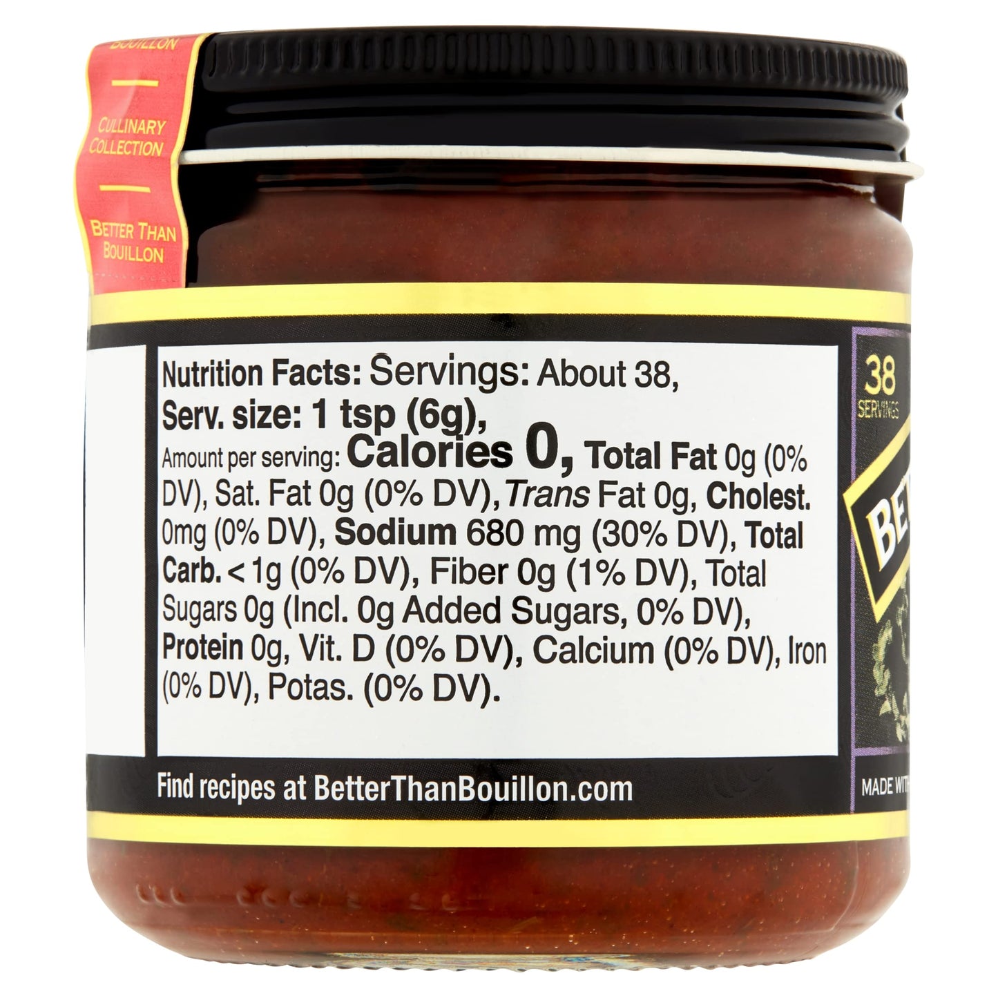 Better Than Bouillon Culinary Collection Base, Sofrito Base, Contains 38 Servings Per Jar, 8-Ounce Glass Jar (Pack Of 4)