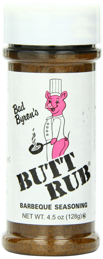 Butt Rub Bad Byron’s Butt Rub Barbeque Seasoning – All-Purpose Dry Rub for Meat & Vegetables, 4.5 oz Shaker