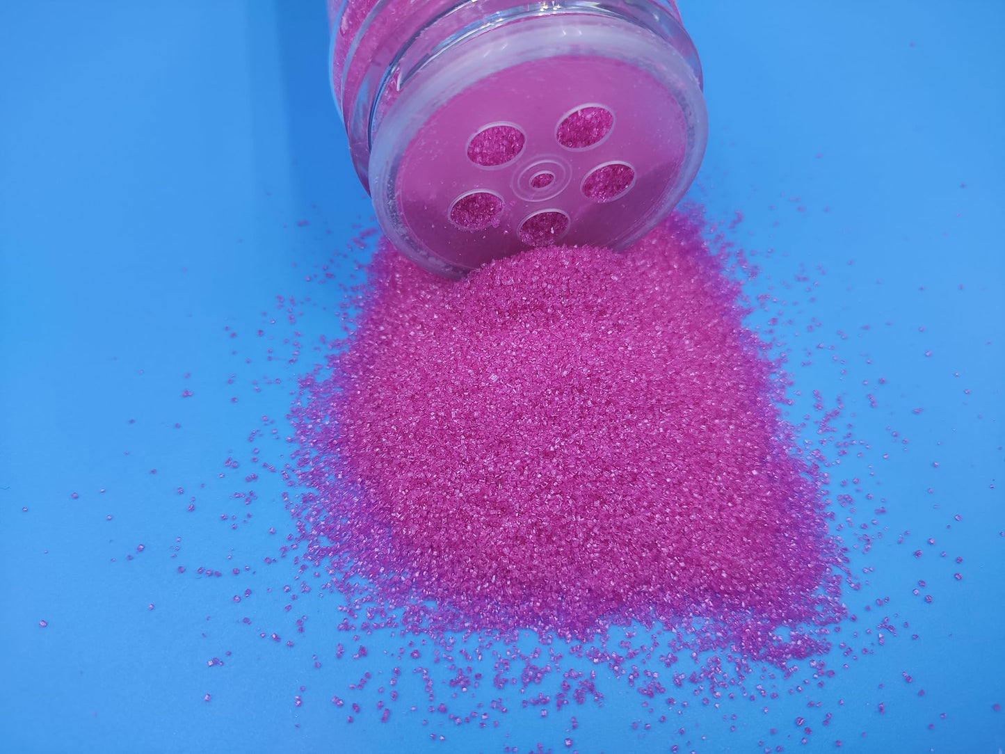 Edible 5 Ounce Fine Decorative Rosepink Sanding Sugar Sprinkles For Baking, Sparkling Crystals For Cakes, Cookies, Cupcakes, Ice